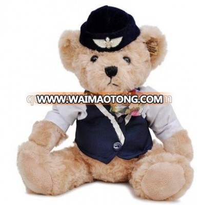 plush captain teddy bear toy