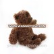 Brown Soft Fur Fabric Plush Teddy Bear