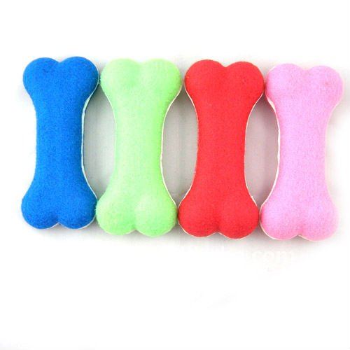 Bone shape tennis ball with or without Squeaker for Dog Toys